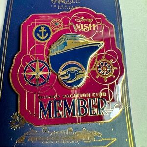 NWT. Disney parks wish cruise line ship pin. Cute and collectible authentic pin